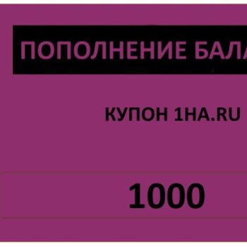 Купон на 1000 рублей