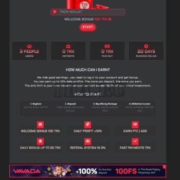 TronCoin - Экономическая игра