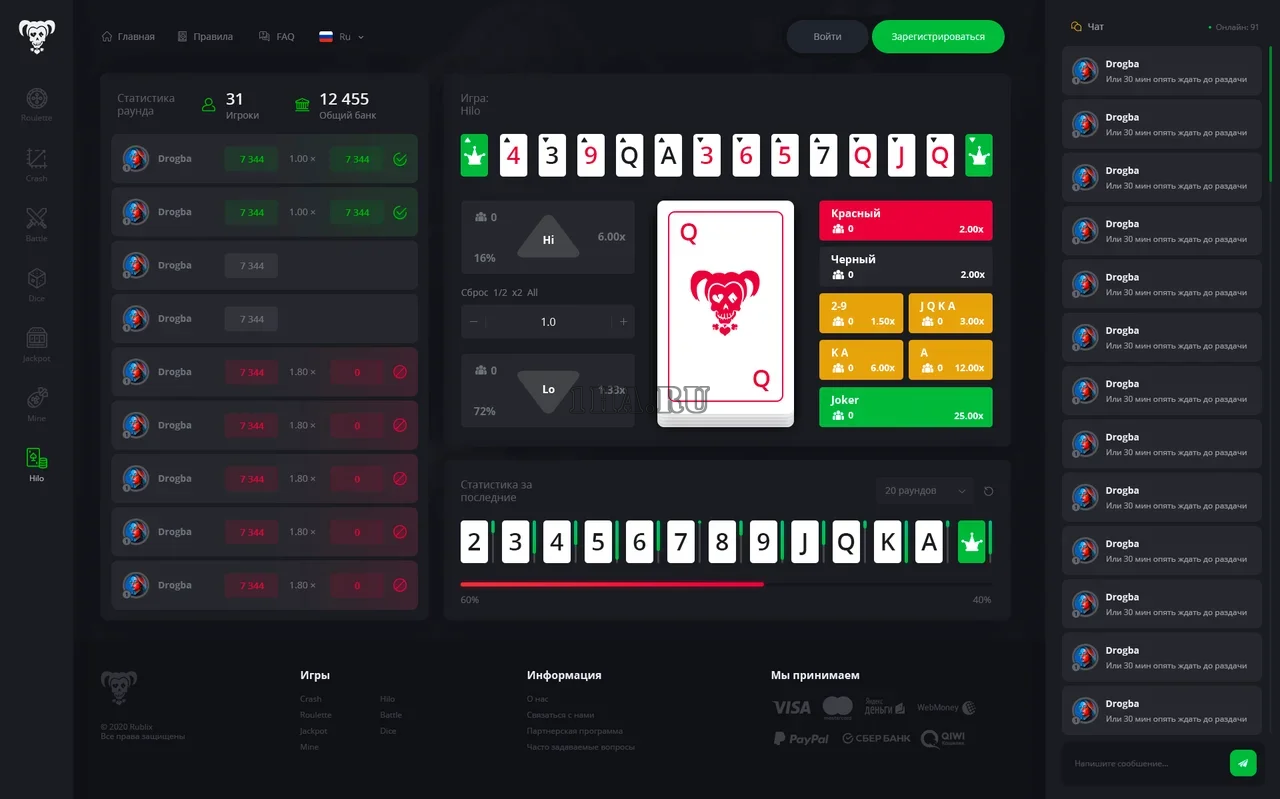 Скачать Скрипт рулетки bellereve