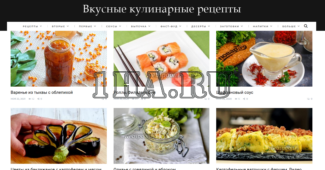 Сайт кулинарных рецептов 3